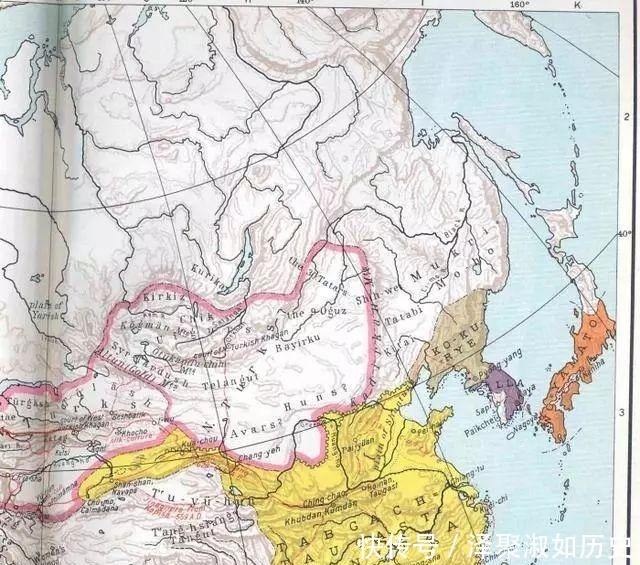 地图|美国哈佛版中国历史地图，与国内版差异大，主要朝代对比