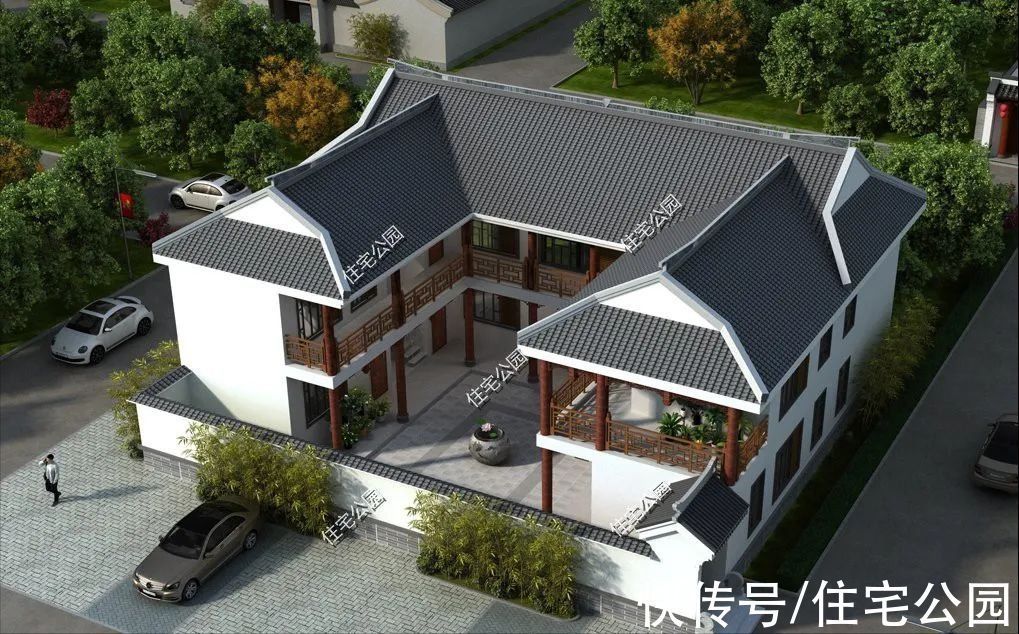 大宅|精选15套中式大宅,农村就该建这样的房子,太美了