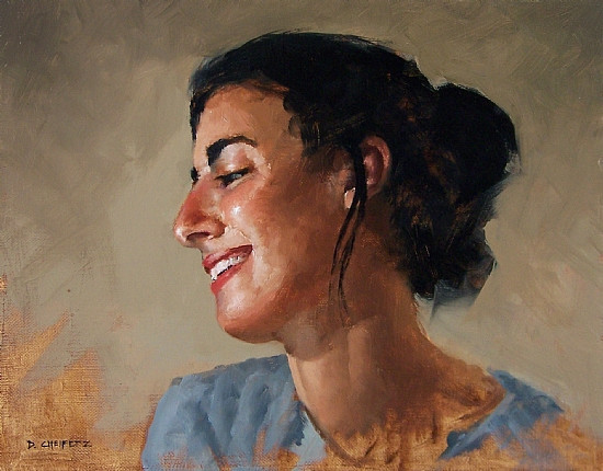 油画&笔触与色彩的乐章,美国画家谢菲兹的油画欣赏