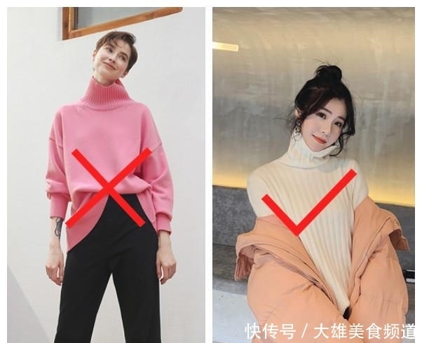 高领毛衣|冬季大衣的3款“内搭”,最百搭时尚,适合所有女生穿搭借鉴