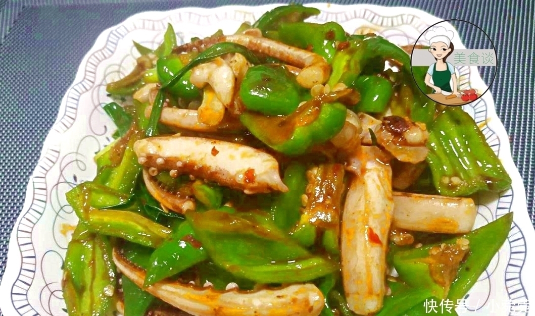鱿鱼|一道简单的家常小炒菜,鲜香开胃,上桌准能胃口大开,做法还简单