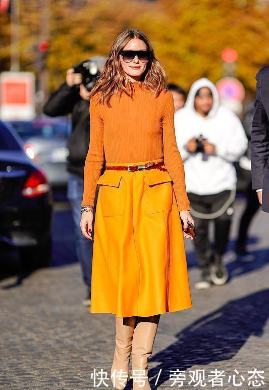 潮流的女孩子都在用的顺色搭配法,谁穿谁好看,看起来舒服又时髦