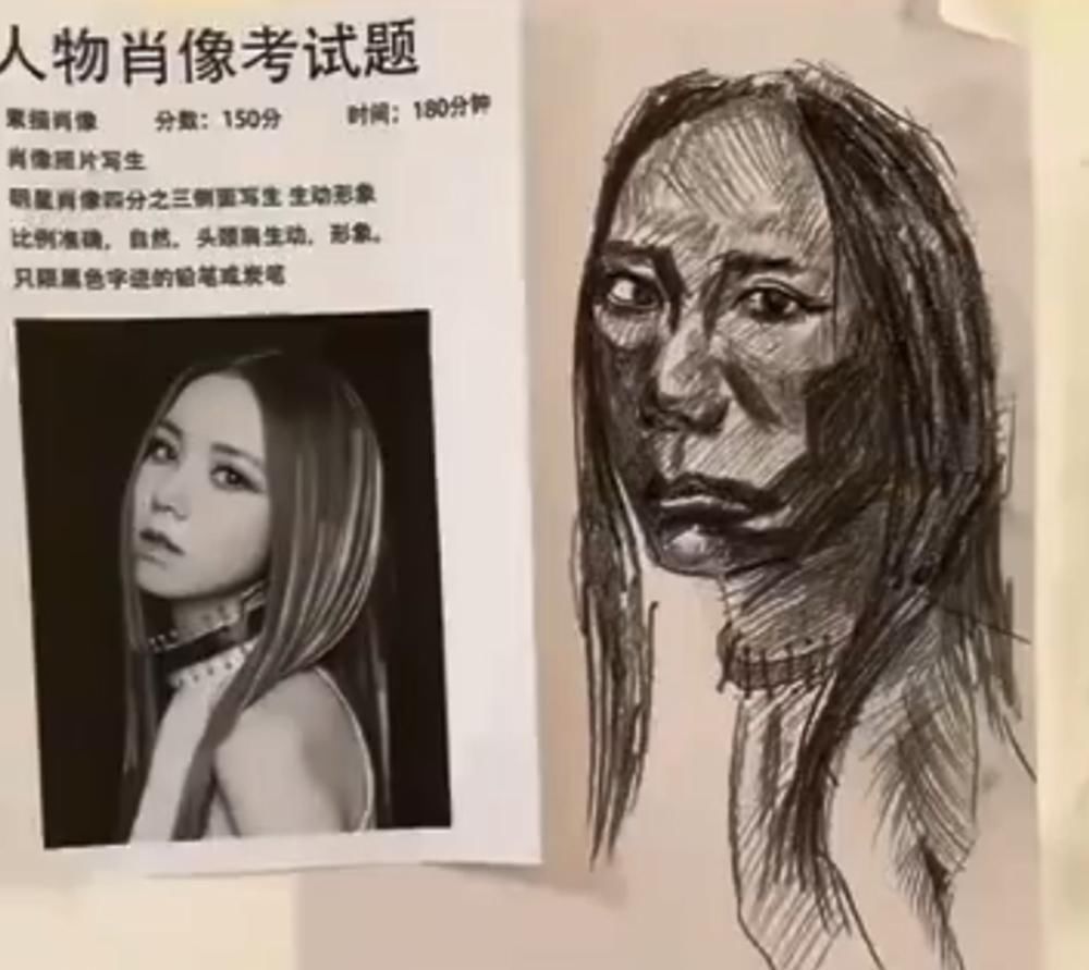 抽象派$“栽”在美术生手里的明星:王一博画风清奇,邓紫棋成“抽象派”