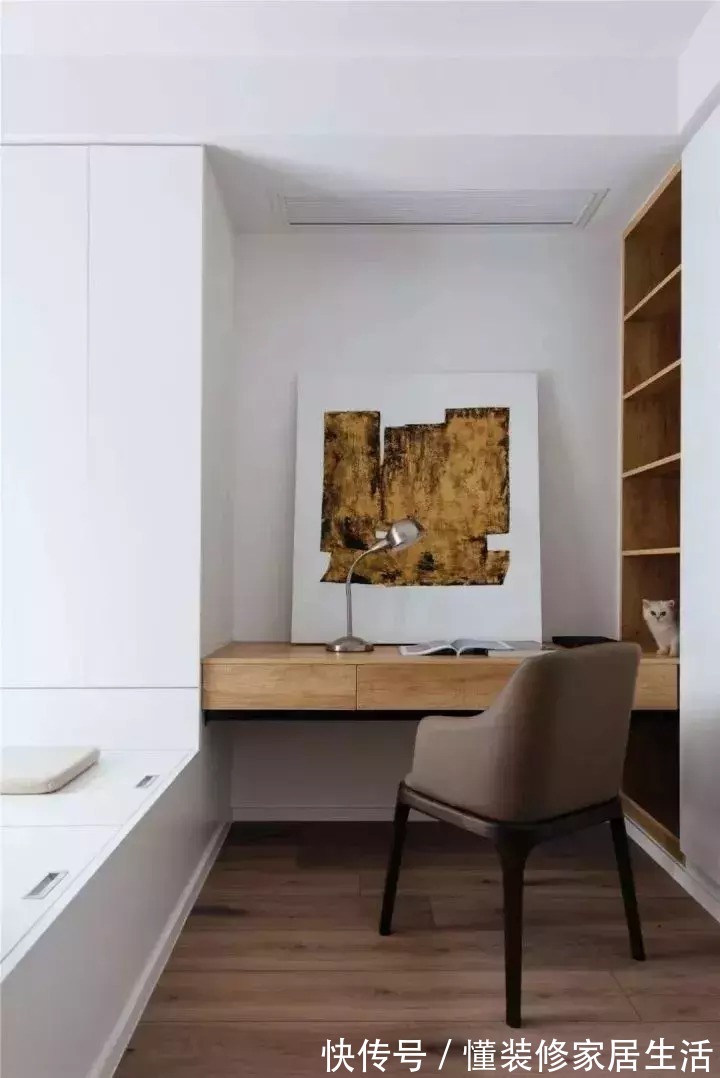 实用|不用专门预留书房了,这种卧室书房一体的设计最实用