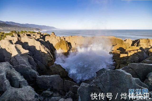 鬼斧|上帝摊下的“千层饼”，新西兰薄饼岩展现大自然的鬼斧神工