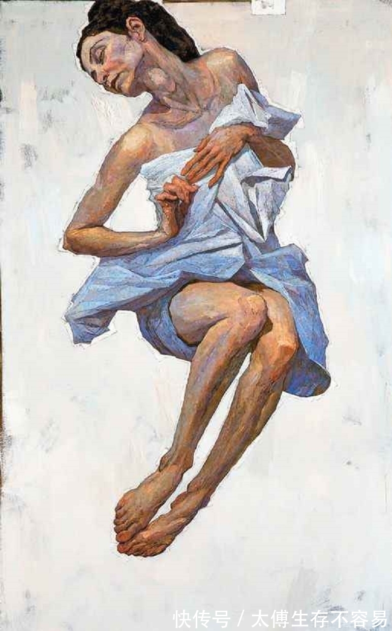 油画作品&扭曲的人体,无声的话语——萨拉津非比寻常的人体艺术