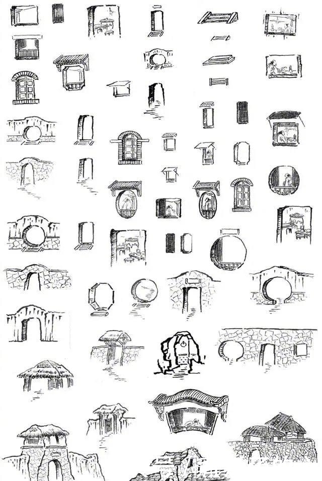 画作|传统点景很难画,就算是老师也经常画错,国画初学者一定要注意