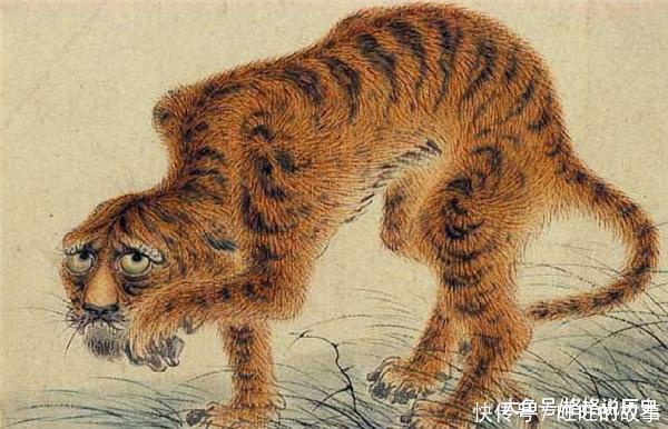 绘画&把老虎画成“病猫”,为何被誉为传世名画放大10倍,看老虎眼睛