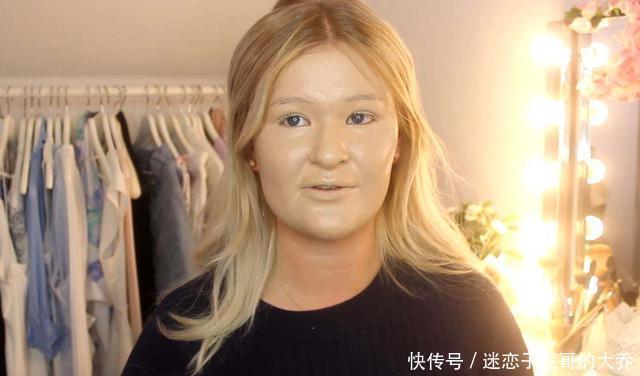 涂抹|往脸上涂抹100层粉底液，会变成什么样？美女尝试来不及后悔