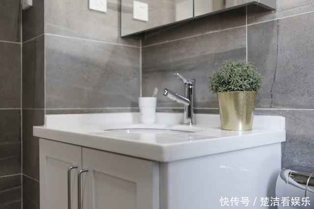 厨房|75平现代小清新空间,马卡龙色调温馨时尚,客厅镂空茶几精致唯美