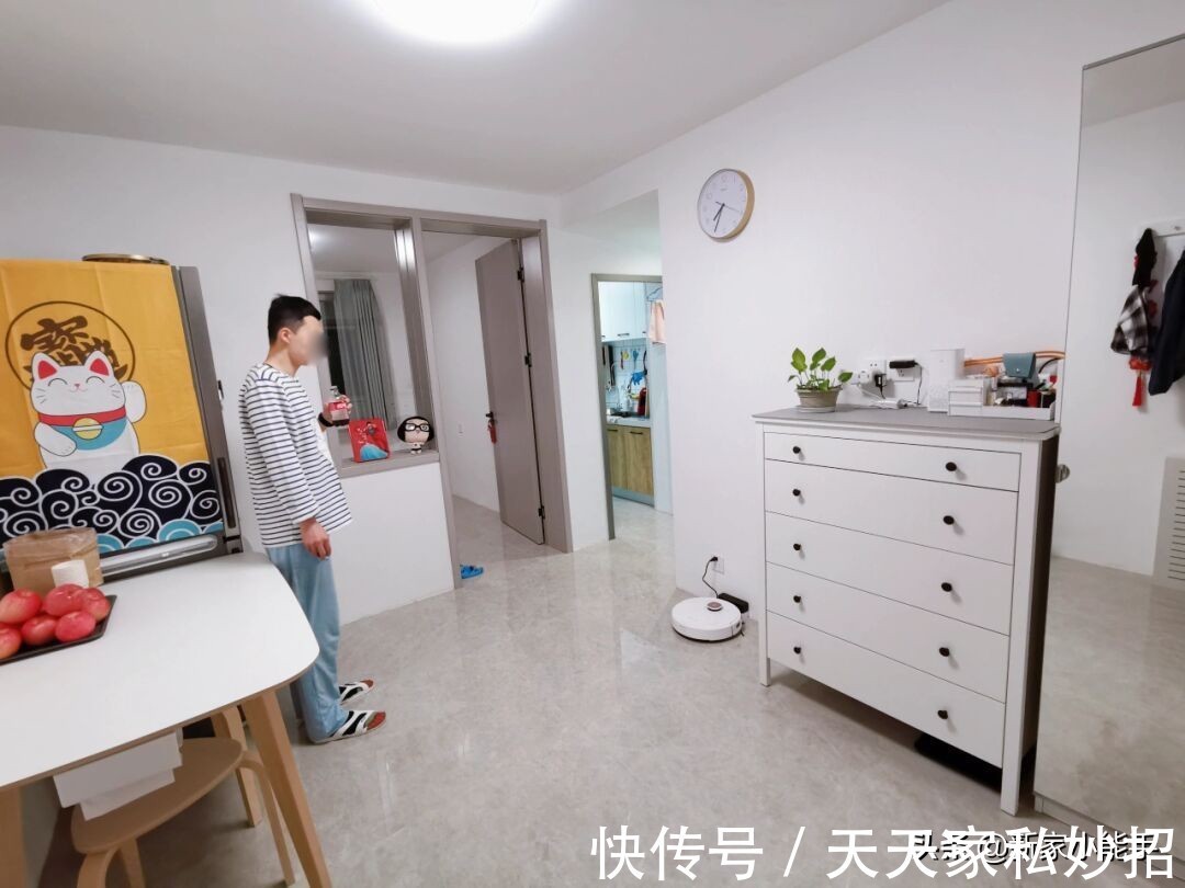 卫生间|这是我见过最极简的装修,全屋大白墙,不做吊顶,一家三口很幸福