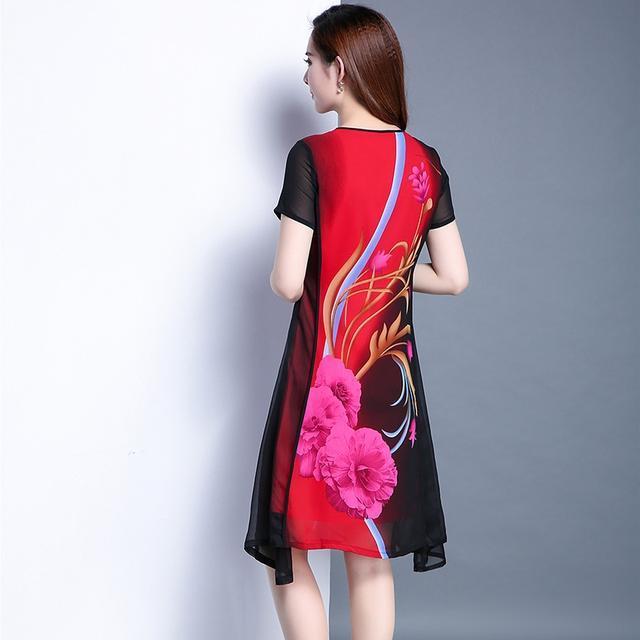 雪纺连衣裙 复古文艺范民族风美裙,关键的时候还能为你抵挡紫外线