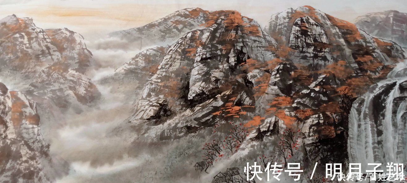 书画家@满山红遍——著名书画家谢长保作品欣赏