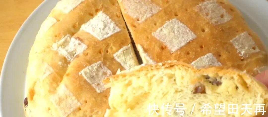 没有厨师机,没有高筋面粉,如何做出松软的面包!