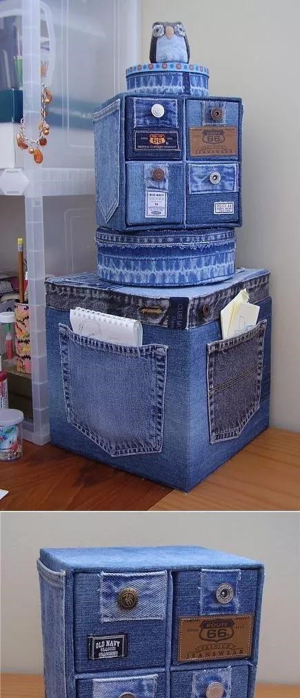 改造|家里旧衣服或布块,别扔了,拿来改造收纳袋,非常的实用!收藏!