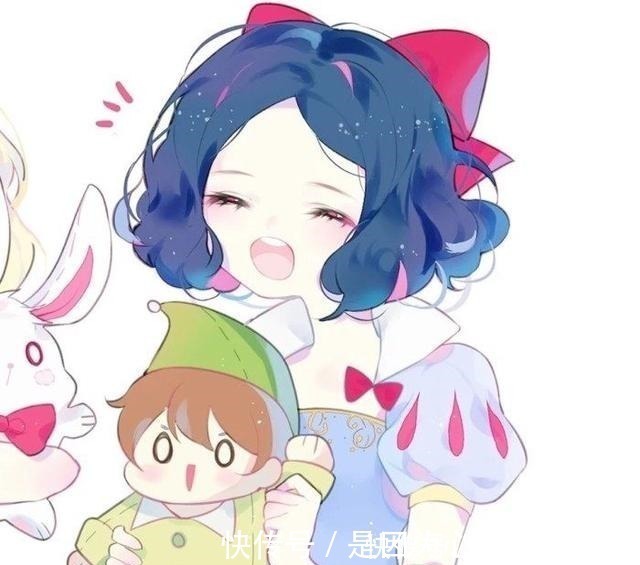乐佩公主|当迪士尼公主变本子画风,白雪公主超可爱,贝儿公主美炸了!