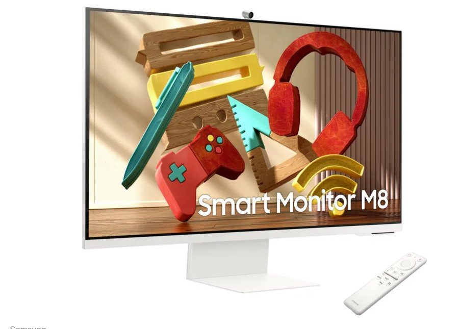 智能显示器|三星发布 M8 智能显示器：32 英寸 4K 屏，支持作为智能家居中控