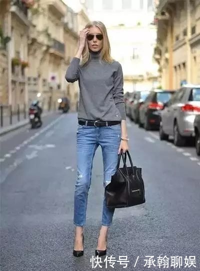 今年最火的高领毛衣，这样穿才够美！