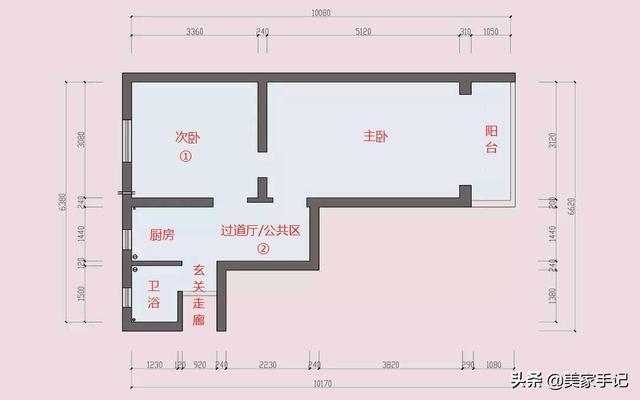 过道|40㎡你觉得小她却改成2室1厅外加1个衣帽间，全屋复古高级晒晒