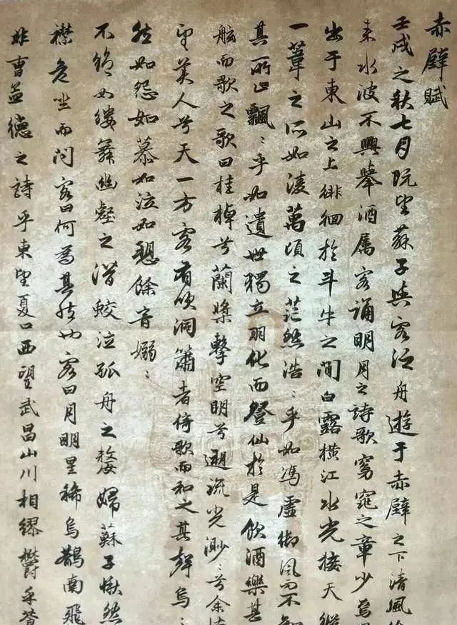 书法#16岁高一女生成为省书协会员,临《赤壁赋》神形兼备,以假乱真