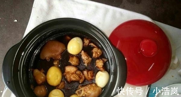 猪脚|媳妇把4斤猪蹄放进砂锅，不加一滴水，没出锅就馋坏儿子