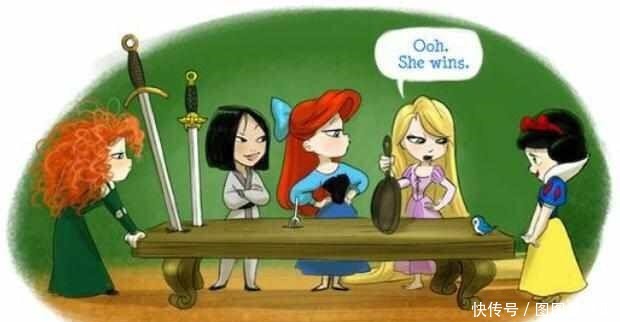 聚在一起|迪士尼公主聚在一起会干什么公主裙撑下的秘密,蒂安娜真厉害