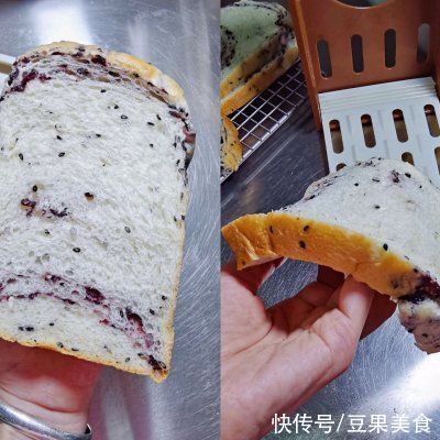 低油紫米吐司|低油紫米吐司最香的吃法，让我连吃了三碗饭