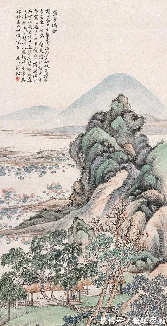 造诣#清代全能画家陆恢,作品之美,刷新你对绘画的认知!