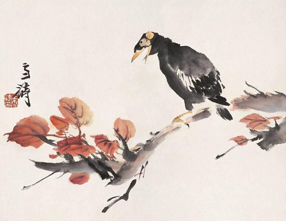 花鸟画|写意花鸟画初学者不要一味追求笔墨!!!