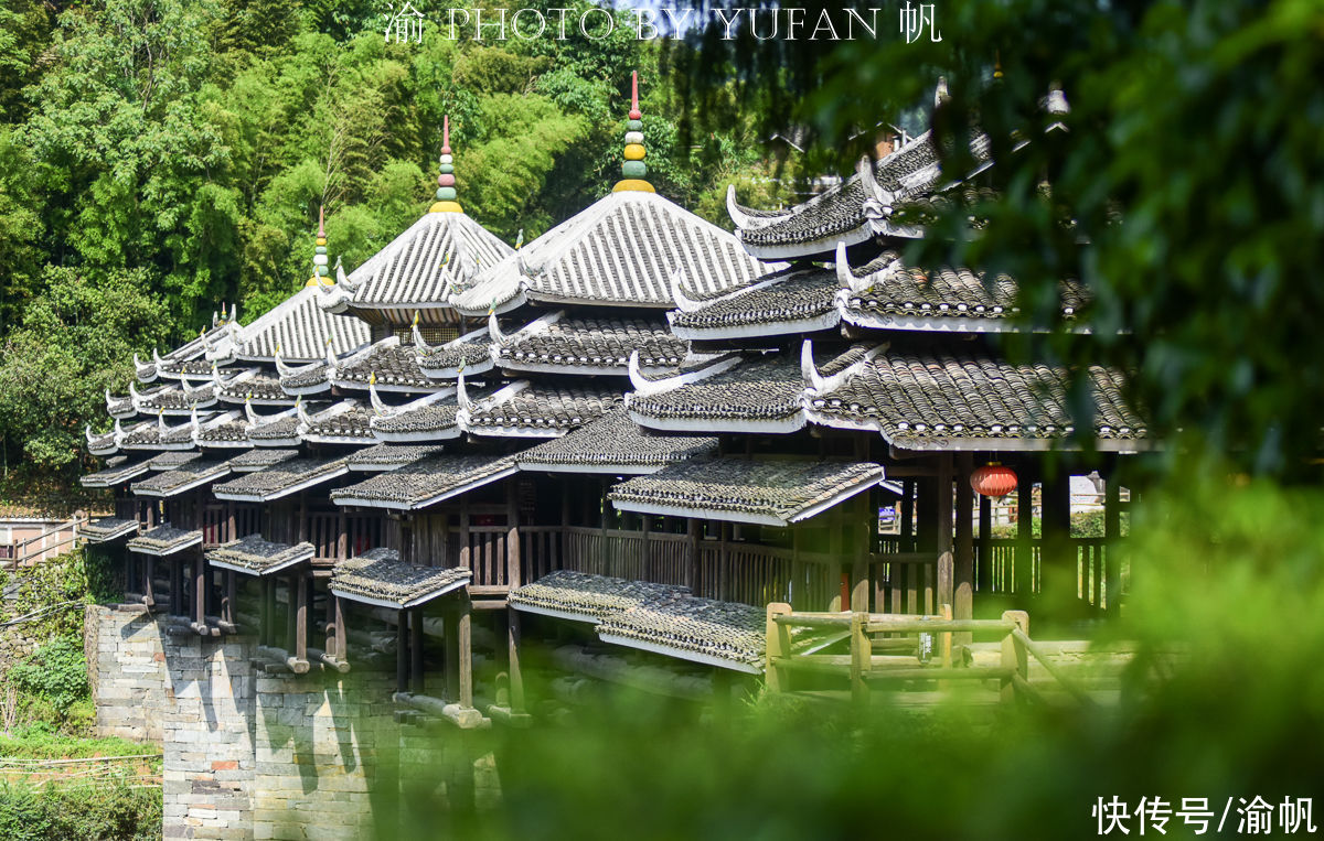 广西最美的风雨廊桥，郭沫若为其代言，已申报世界文化遗产