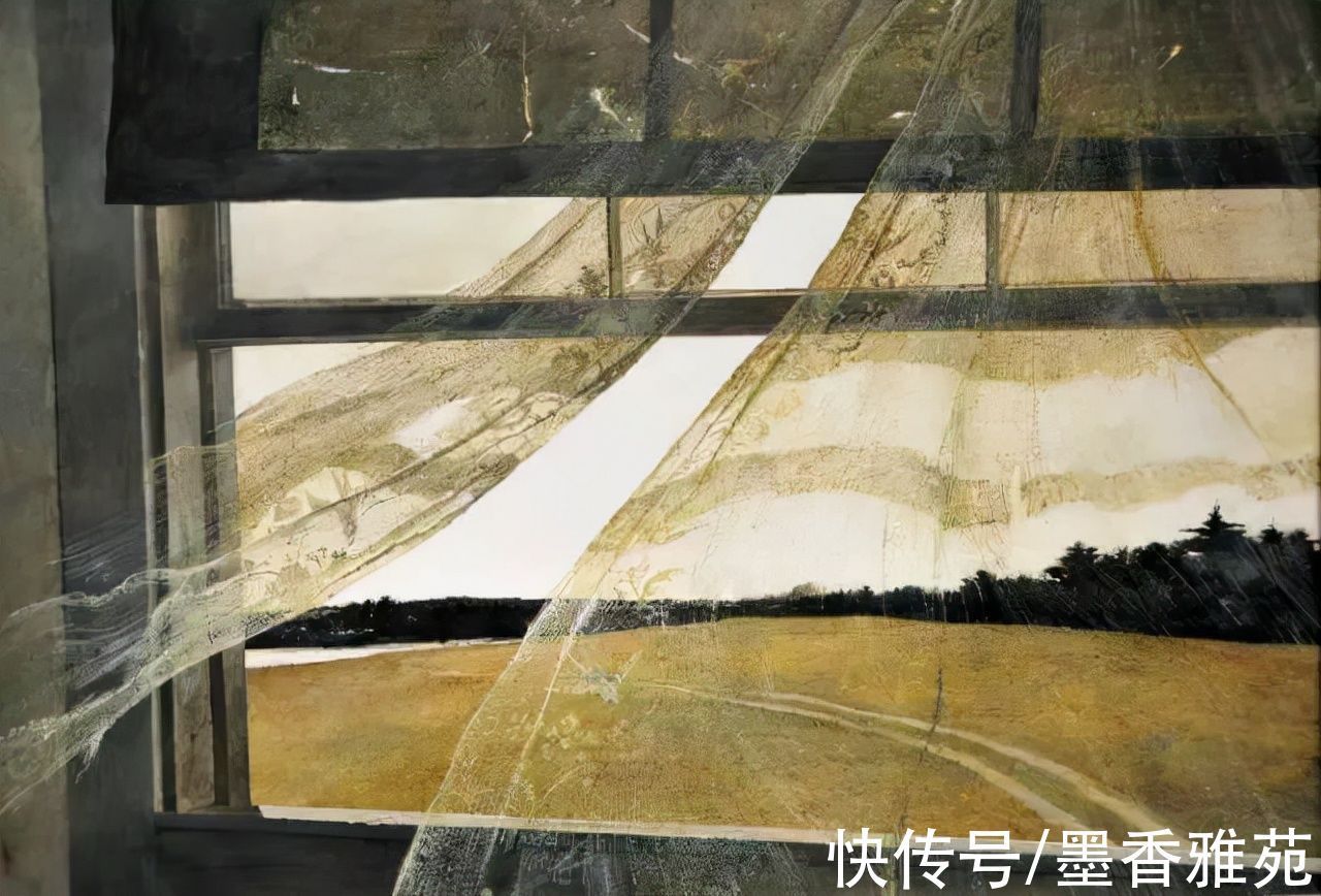 画家$美国最伟大的画家安德鲁怀斯,瞒着妻子用15年偷画一个女人