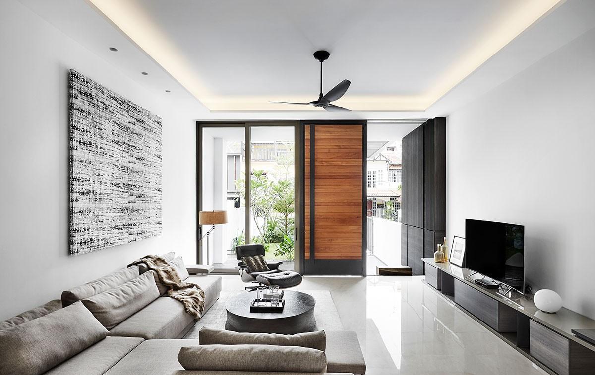 淋浴房|这套2层别墅抢尽风头,院子铺砖造景,高端清雅,自建别墅的榜样