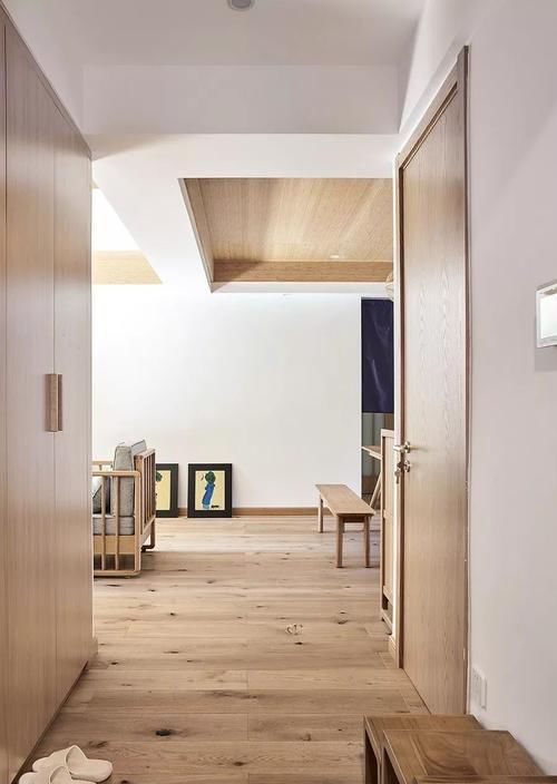 打通|120㎡两房两卫,餐厨客空间打通,5.6W打造原木居酒屋