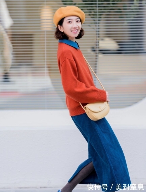 牛仔 今年火了一种穿法叫“毛衣+半身裙”,甜美温柔有格调,谁穿谁美