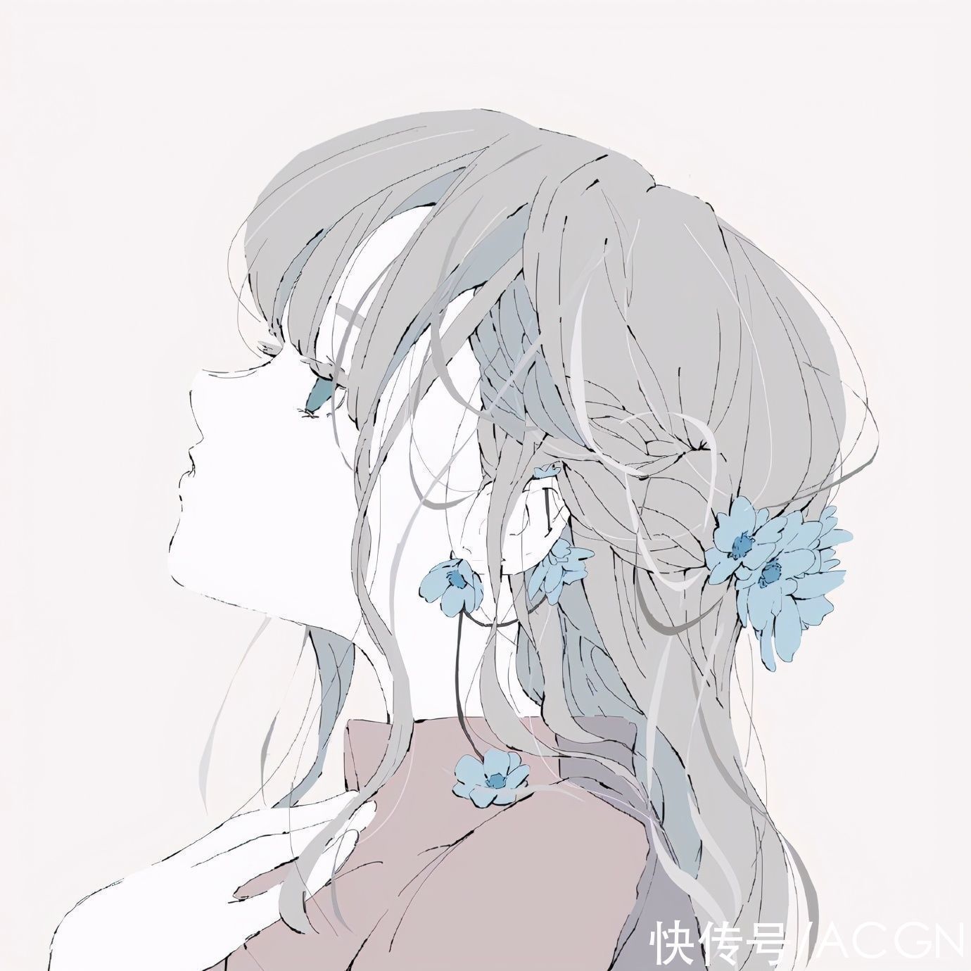 动漫|画师大佬分享的唯美女生头像,表情值得玩味,先收藏了