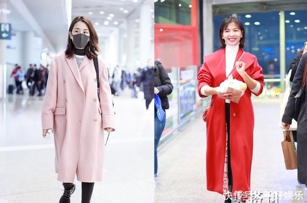 明星们最爱的纯色大衣穿搭集锦,开春让你的造型简约又时髦