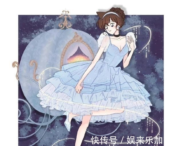 造型|名侦探柯南造型百变的毛利兰公主,美人鱼纯粹梦幻,花木兰酷飒