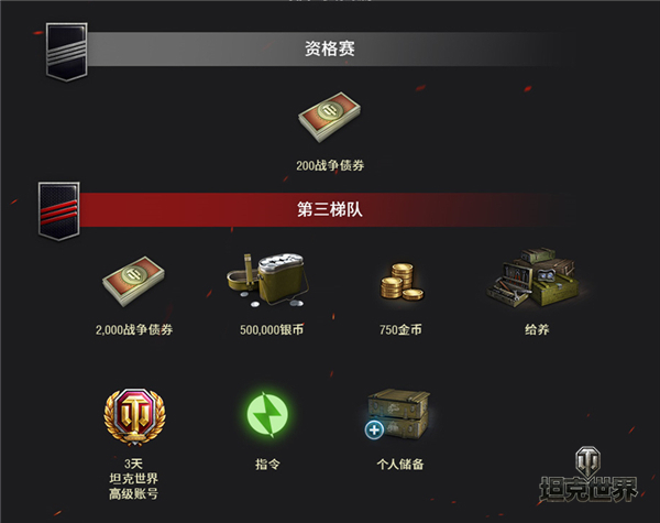 奖励|新赛季火热备战《坦克世界》排位赛即将上线