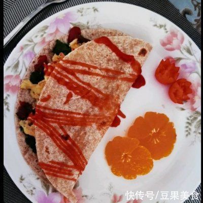 正宗全麦早餐饼#减脂早餐做法,最关键的是一学就会