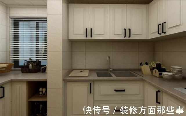 厨房|80平毛坯房整体装修,客厅的装扮太过抢眼,效果超亮