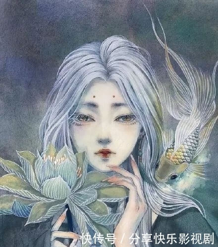 古风插画|最是人间留不住,朱颜辞镜花辞树