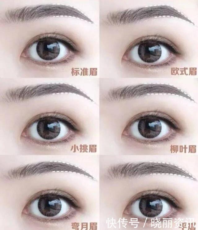 眉毛经常画不好首先要知道你是什么眉形,这些画眉干货送给你
