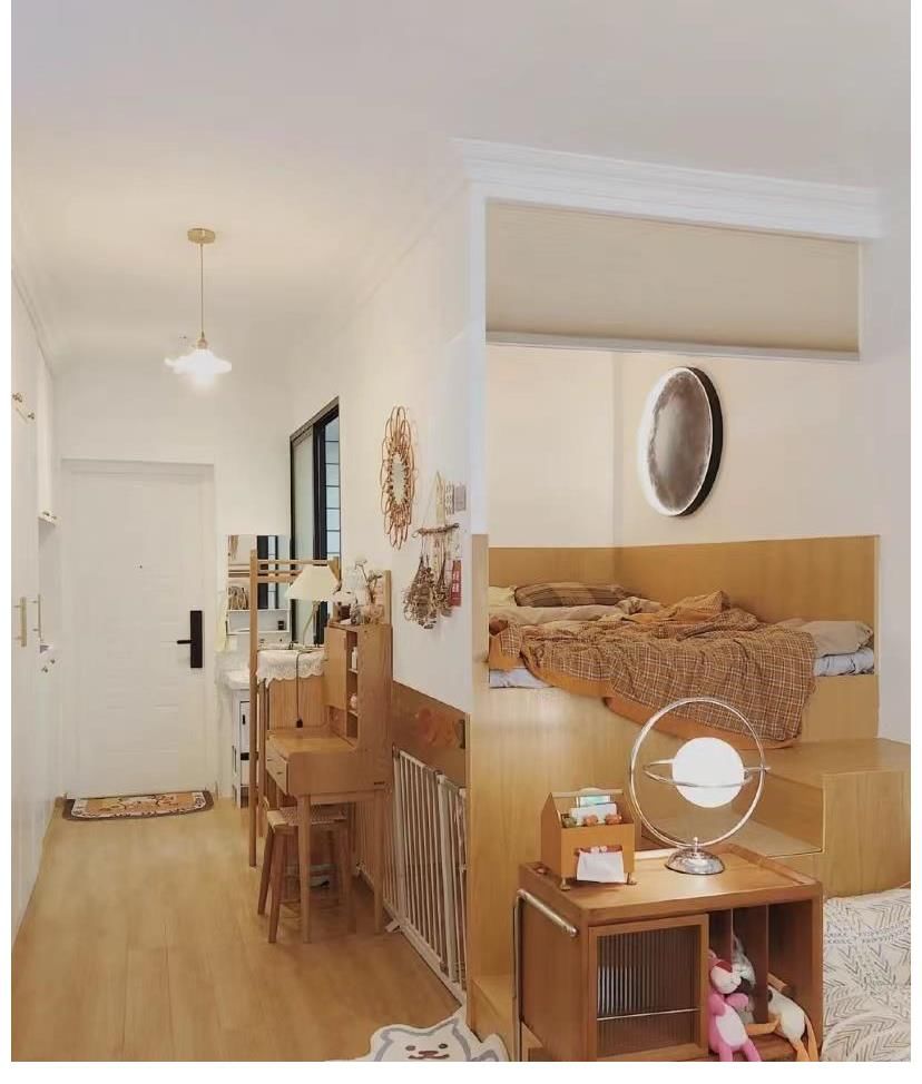 狗狗|30㎡小户型，客餐厨全都有，还有独立的狗狗房，1平米当2平米用