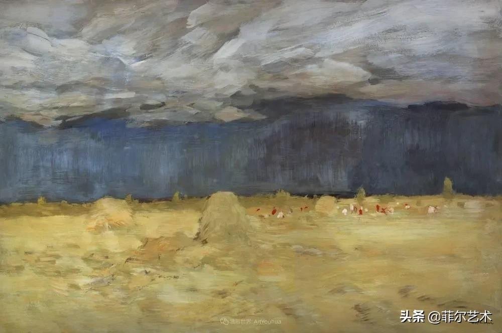 大自然!艾萨克·伊里奇·列维坦油画作品用笔洗练,情感充沛,极富诗意