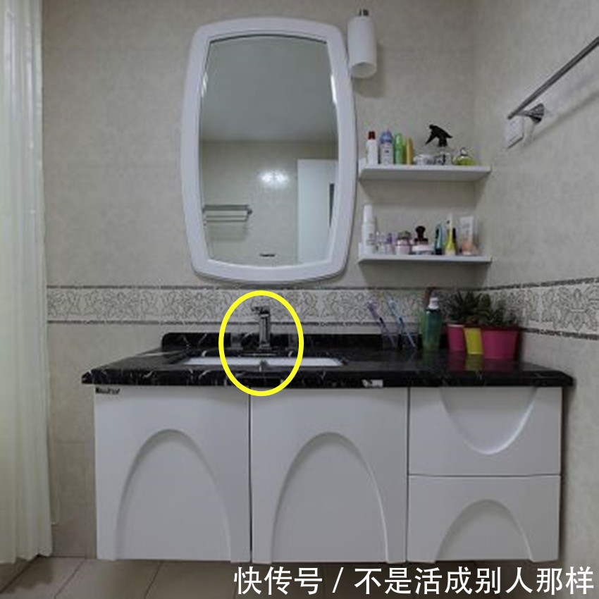 水龙头|我家卫生间毛巾架都省了,就靠一个水龙头!成全小区最有档次装修
