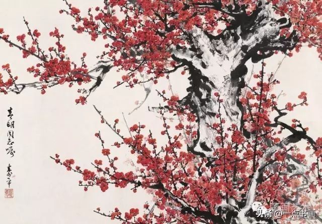 笔尖！怎样画好写意梅花？