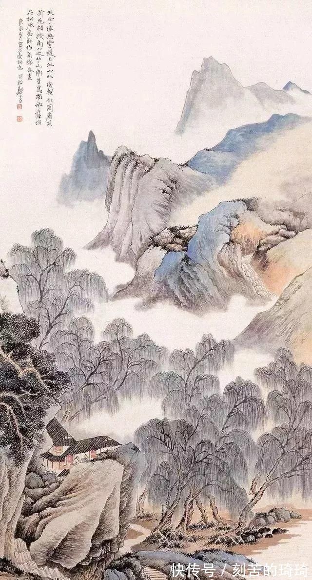 郑午昌@民国竟然有这样一位山水画大家,极为罕见,太美了!