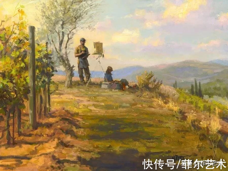 兰迪@她是一位富有表现力的现实主义画家，笔触和色彩让人喜欢不已
