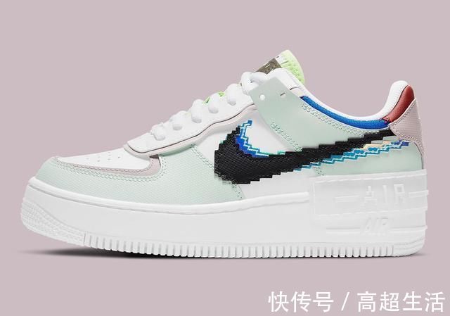 nike 重叠解构+像素风点缀!这双全新Air Force 1看点真不少
