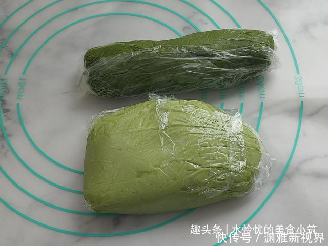 高颜|抹茶绿豆酥的详细做法,高颜又好看,中秋快到了是不是做点呢